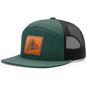 Customized Snapback Mesh Trucker Caps 56cm Seven Panel Unisex