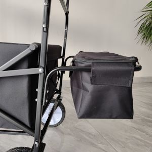 Collapsible Foldable Wagon With Removable Canopy Utility Folding Wagon With 360
