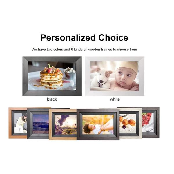 10 inch WiFi Digital Frame IPS Touch Screen 1080P Photo Frame, 16GB Large Memory Share Moments Instantly via Mobile APP