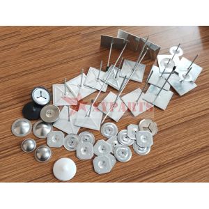 China High Hardness Steel Square Base Insulation Stick Up Pin on sale