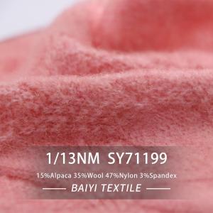 Cheap 1/13NM Knitting Shawl Alpaca Wool Yarn Blend Anti Pilling Durable wholesale