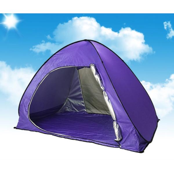 165*200*130cm 2-Person Outdoor Camping Tent Blue Waterproof UV Resistant 190T Pop Up Shelter