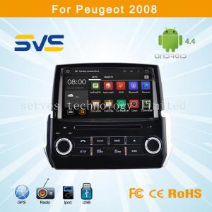 Cheap Android 4.4 car dvd player GPS navigation for Peugeot 2008 2014 car audio bluetooth, usb wholesale