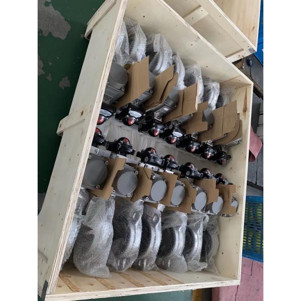 ISO5211 No Noise Rack Pinion Pneumatic Actuator For Rotary Machine