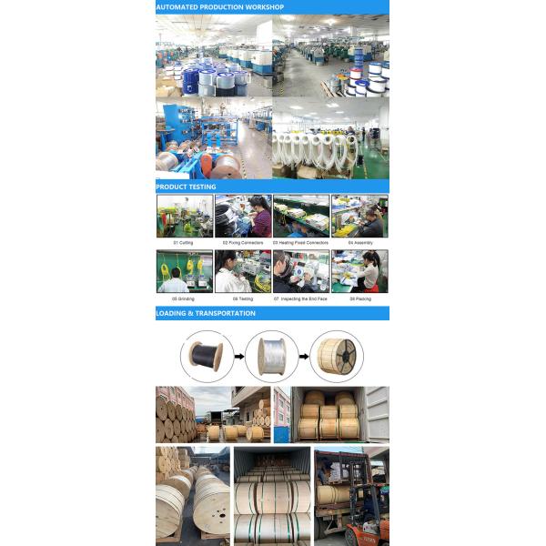 Custom Length Fiber optic patch cord Simplex SC SC UPC/APC G652D 9/125 SM Optical Fiber