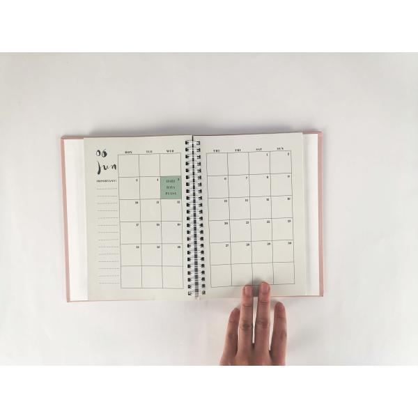 Hot Travel Planner A5 Size Full Color Divider Tab Pages for Organizing and Planning