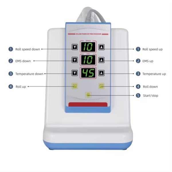 Portable Roller Massage Weight Loss Ems Roller Thermal Massage Machine