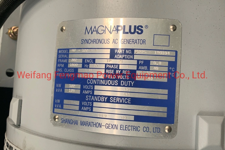 Electric Starting Water Cooled Diesel Generator 50-3000 Kw Diesel Generator