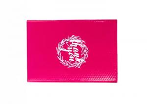 China Customized Recyclable Metallic Pink Bubble Mailers For Packaging Parcels on sale