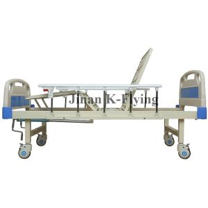 Cheap CE Nursing Care Bed , Two Functions Manual Hospital Bed wholesale