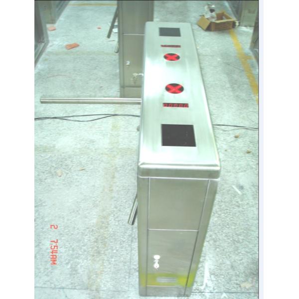 RFID Reader Turnstile Access Control System , 304SS Drop Arm Turnstile