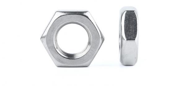 Quality DIN439B Stainless Steel Thin Hexagon Nuts  Stainless Steel Jam Nuts for sale