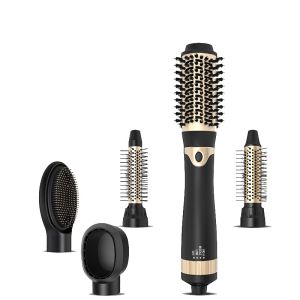 China 50/60Hz Negative Ion Straightening Comb , 5In1 One Step Hair Straightener Brush on sale