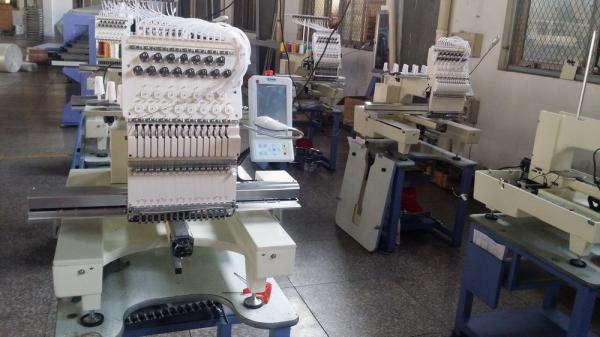 Quality 15 Needle Embroidery Machine Single Head With Automatic Thread Trimmer for sale