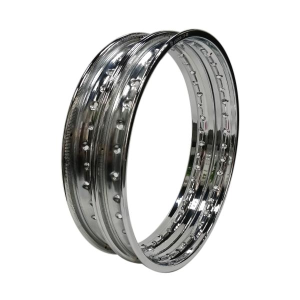 Replace/Repair Purpose Chrome-Plated Motorcycle Steel Rim 1.85x17