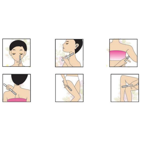 Skin Tightening Uplift Massaging Beauty Roller Wrinkle Remover Red Color