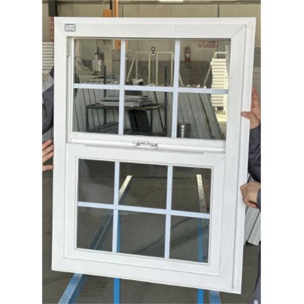 Low E Double Glazed SKATE Double Hung Windows Heat Insulation And Australian Standard