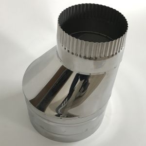 Vertical Insulated Stove Pipe , Stainless Steel Insulated Stove Pipe Negative