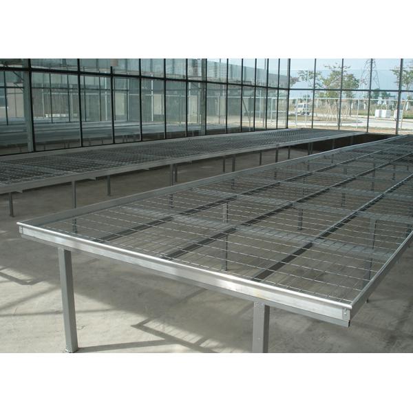 Weldless Multi Span Greenhouse Galvanized Frame For Bountiful Flower