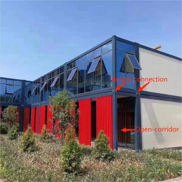 Sandwich Panel Steel Structure Container Houses for Workshop Warehouse Construction
