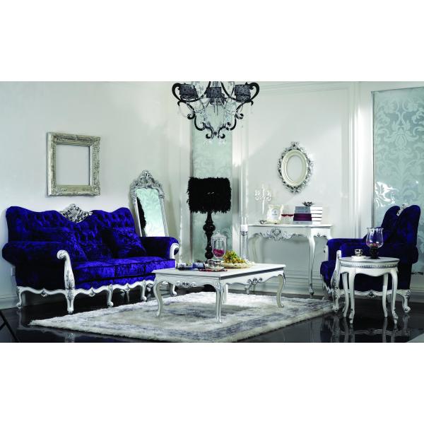 Xinyu S105 Classical Luxury Living Room Furnitures Wood Carved Royal Sofa Set