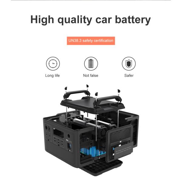 New energy generator MPPT input two-way 2000W quick lifepo4 portable power station 2000w