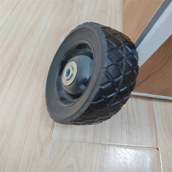 Durable 6 Inch Hard Rubber Wheels Barrow Gas Lawn Mower Rubber Wheel