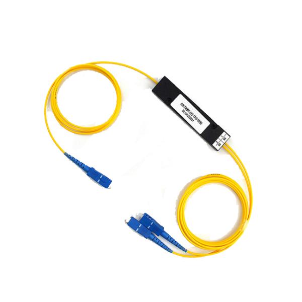 Abs Box Dual Window 1310 / 1550nm Fbt Splitter 1:99 With 2.0mm, 3.0mm Cable