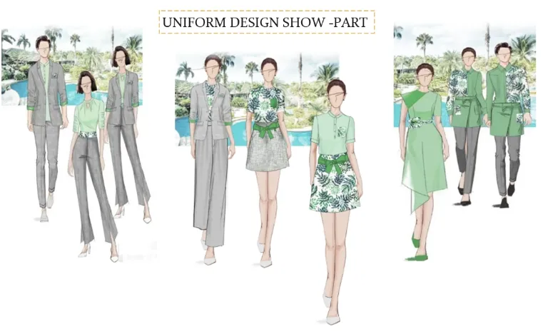 Breathable Long Sleeve Room Attendant Workwear with Stain-Resistant Fabric for 5-Star Hotels