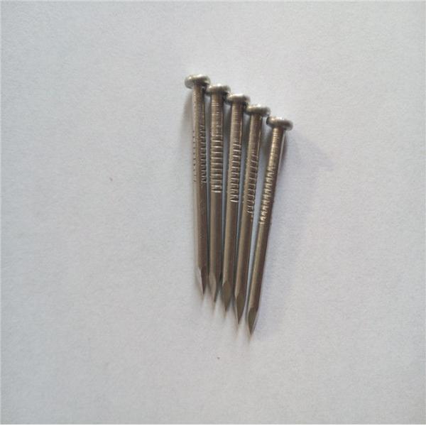 2" Smooth / Plain Shank Roofing Nails , Aluminum Roofing Nails Fixing Soft Material