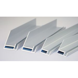 Buy cheap U Shaped Aluminium Extruded Profiles Commercial Aluminium Solar Panel Frame from wholesalers