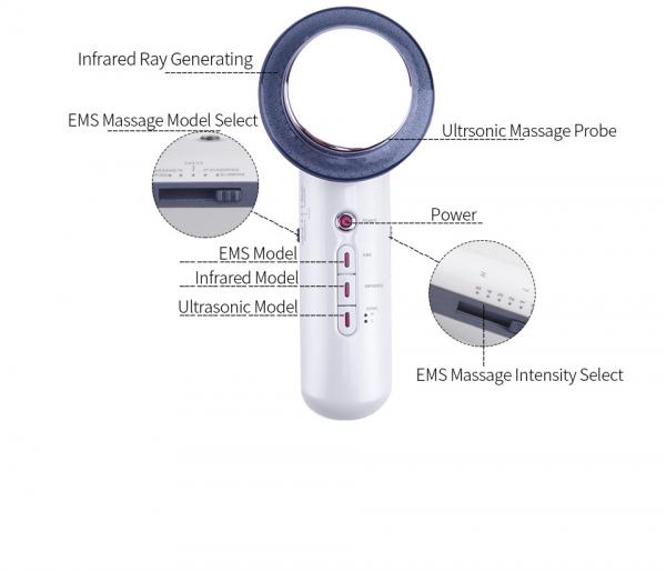 3 in1 Ultrasound Cavitation EMS Body Slimming Massager Weight Loss Anti Cellulite Fat Burner For Home Use