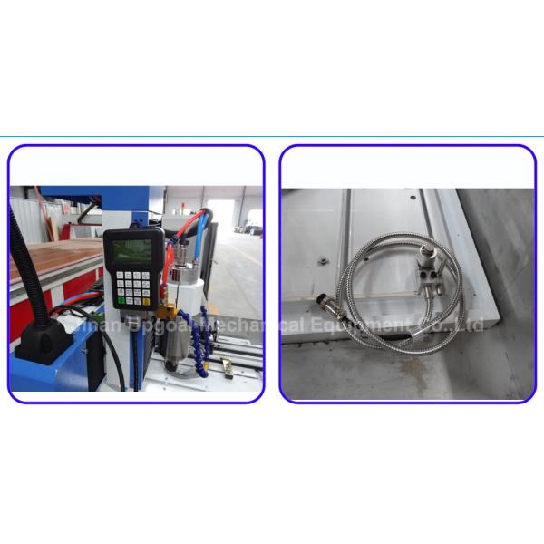 600*600mm Cast Iron CNC Metal Carving Machine with 4th Axis DSP Control