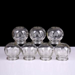 Cheap Chinese Glass Antirheumatic Cupping Cups Set Transparent 7pcs wholesale