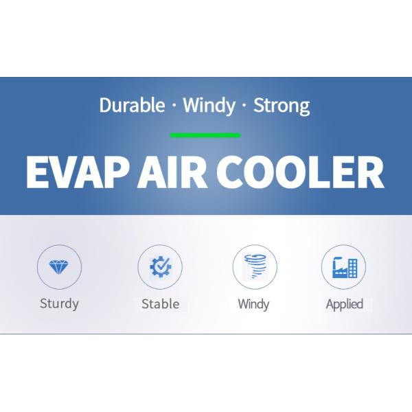 18000cmh Hot sale noiseless box shape industrial Wall Mounted Air cooler/ Evaporative air cooler/ industrial air cooler