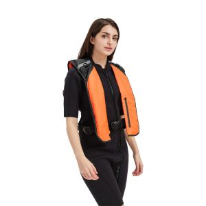 AG19071 Oxford + TPU Automatic Inflatable Life Jacket