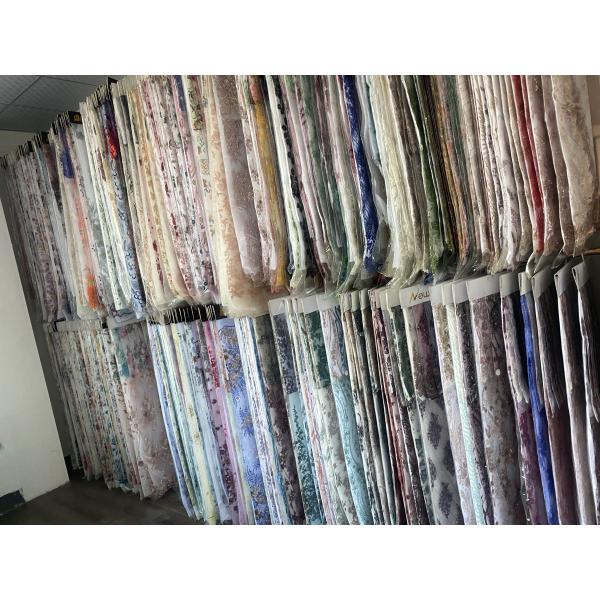 High Quality Easily Customizable Luxury 3D Sequin Beaded African Embroidery Lace Fabric for Girls Women's Dress Party Dress