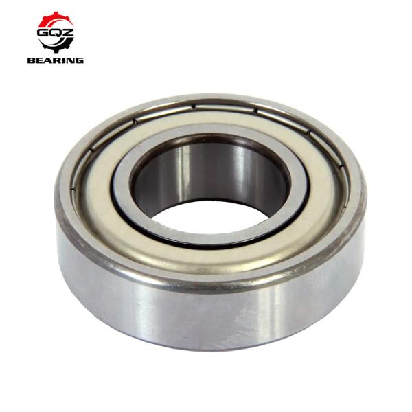 Self Retaining Precision Angular Contact Bearings 6201ZZE NACHI With Grease / Oil Lubrication