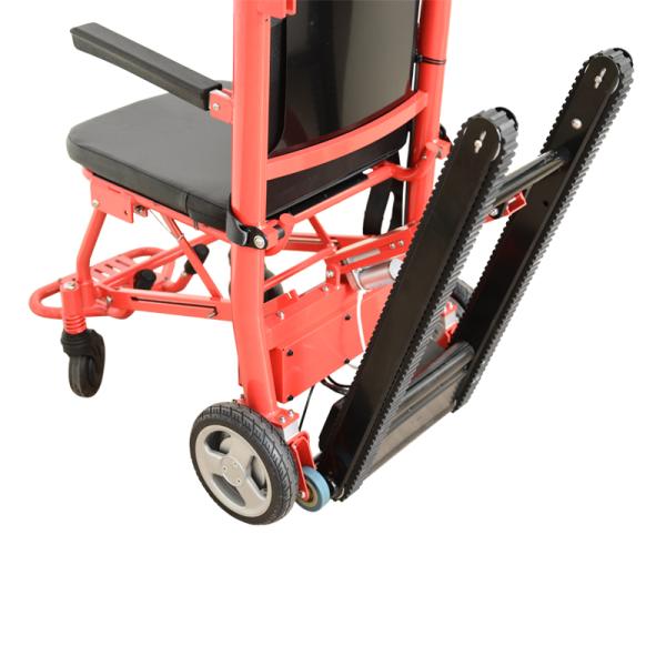 CE Aluminum Alloy Stretcher Electric Stair Climbing Wheelchair For Elderly Mobility