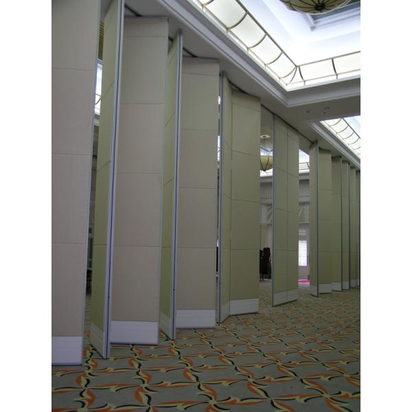 Commercial Acoustic Fabric Panels , Aluminum Sliding Screen Doors 85MM Room Dividers