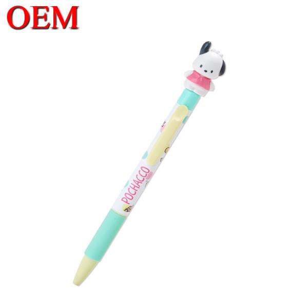 Customized ABS Cute Cat Toy Pen Topper OEM 3D Figure Pencil Topper