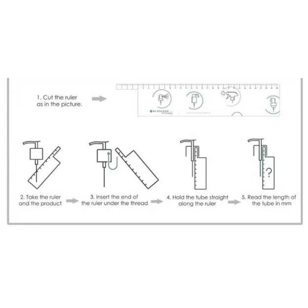 24mm 28mm Screw Lotion Dispenser Pump Plastic PP Material With Smooth Ribbed Closures