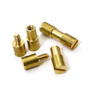 Cheap Diameter 3-300mm Brass Machining Parts OEM Ra0.2-Ra3.2 Roughness wholesale