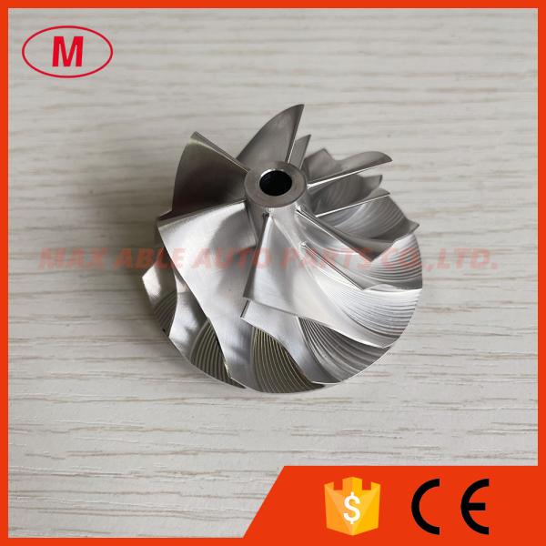 RHF4V 39.34/52.50mm 6+6 blades Turbocharger milling/aluminum 2618/billet compressor wheel for VB17 TOYOTA