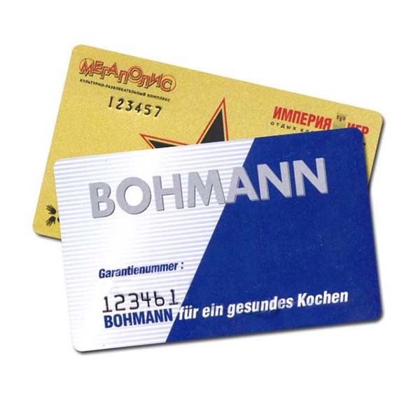 Customed CR 80 pvc plastic card, CR 80 plastic pvc membership cards printing