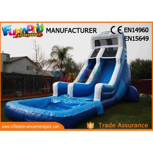 Customized Inflatable Bouncy Castle With Water Slide TUV ROHS EN71