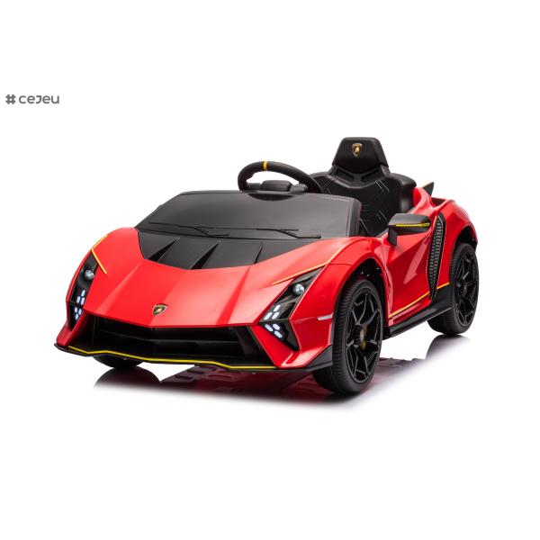 Kidzone Kids Electric Ride On 12V Licensed Lamborghini Aventador SV Battery Powered Sports Car Toy