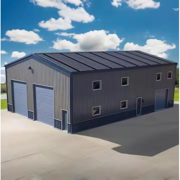 Prefabricated Steel Structures Building Hurricane Proof Large Span Steel Structure Workshop