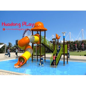 Cheap Promotional Water Park Playground Equipment Plastic Reliable Long Life Span wholesale