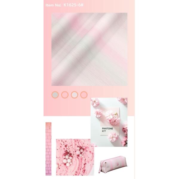 0.8mm Rainbow Gradient Printed Flower PVC Leather For Handbag Packing Box Phone Case Decoration Usage